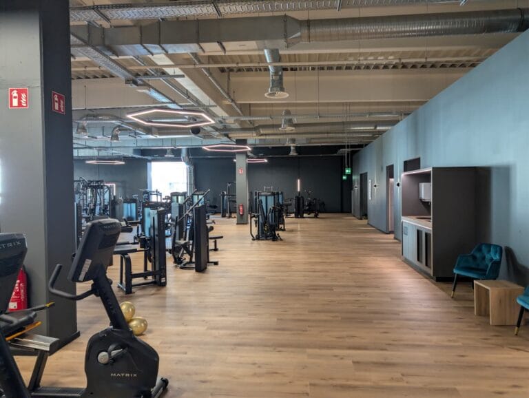 Blick über die Trainingsfläche
